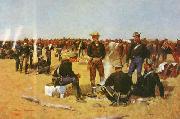 Frederick Remington, A Cavalryman's Breakfast on the Plains